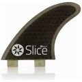 NORTHCORE Slice Ultra Light Hex Core - S7 Black ailerons de surf