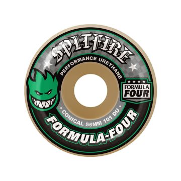 Spitfire 56mm F4 101D Conical Green Roues de skateboard (jeu de 4)