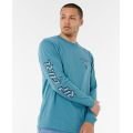 RIP CURL Fade Out Icon T-shirt Manches Longues