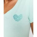 RIP CURL Heart V Neck tshirt manches courtes femme RIP CURL Heart V Neck tshirt manches courtes femme