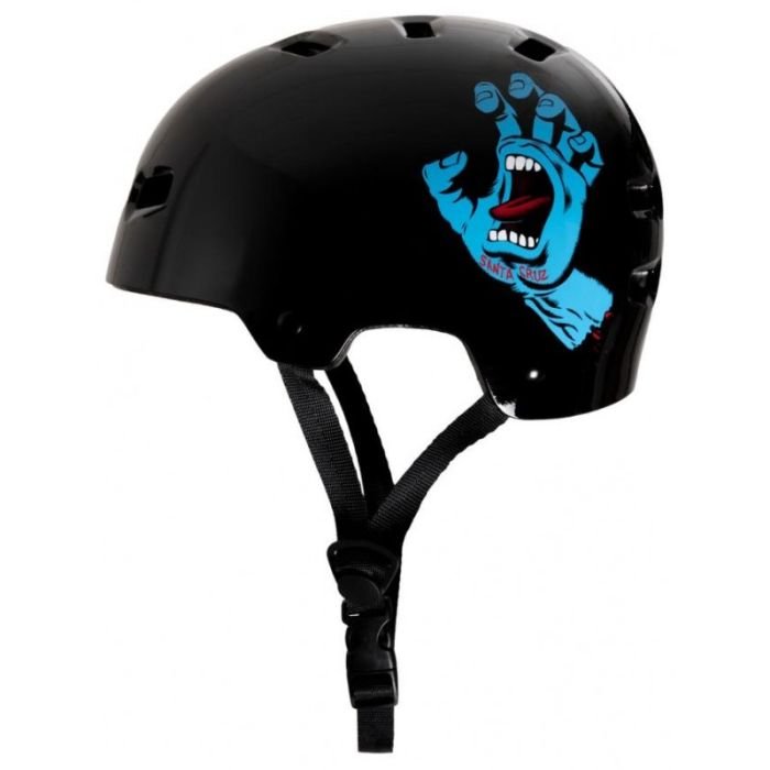 BULLET Casque Santa Cruz Screaming Hand Black Casque de skateboard enfant BULLET Casque Santa Cruz Screaming Hand Black Casque de skateboard enfant