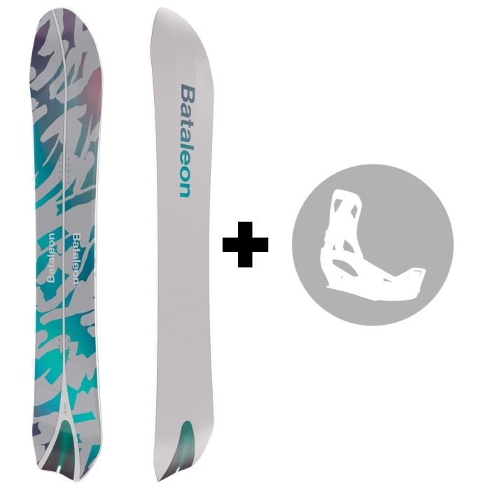 Pack Bataleon Cameleon Planche de snowboard homme + Fixations au choix