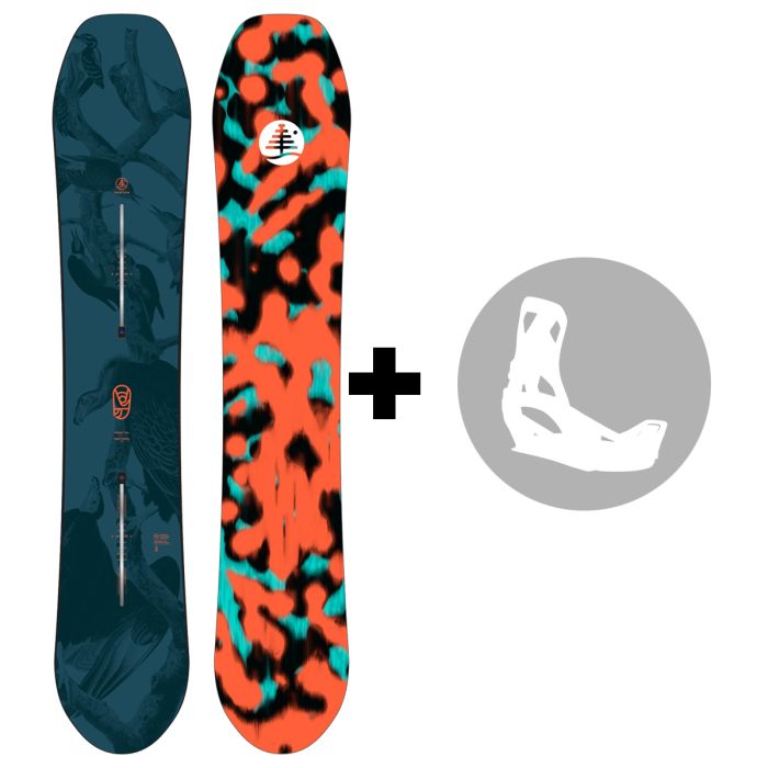 Pack BURTON Family Tree High Fidelity planche de snowboard homme + Fixations au choix Pack BURTON Family Tree High Fidelity planche de snowboard homme + Fixations au choix