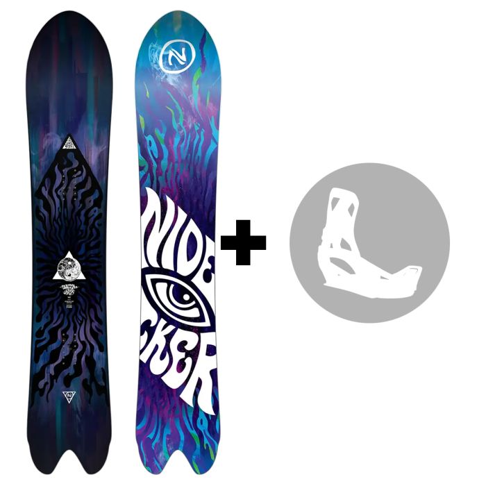 Pack Nidecker Beta APX 2026 Planche de snowboard homme + Fixations au choix