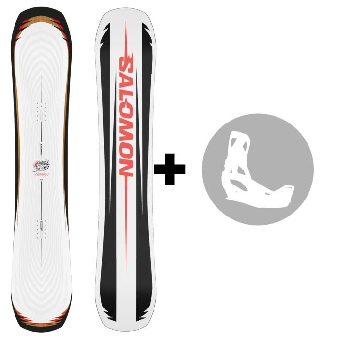 Pack Salomon Assassin Planche de&nbsp;snowboard&nbsp; + Fixations au choix