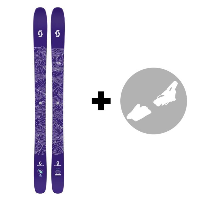 Pack Scott Sea 116 2026 + fixationsskis de freeride pour homme Pack Scott Sea 116 2026 + fixationsskis de freeride pour homme