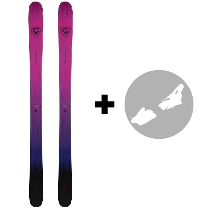 Pack Rossignol Sender Free 100 Open + Fixationsski freeride mixte Pack Rossignol Sender Free 100 Open + Fixationsski freeride mixte