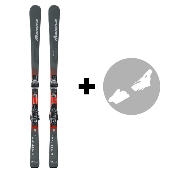 Nordica Spitfire CA FDT + Fixations TP2 Compact 10 FDT Skis et fixations pour homme Nordica Spitfire CA FDT + Fixations TP2 Compact 10 FDT Skis et fixations pour homme