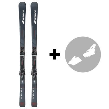 Pack Nordica Spitfire DC 74 Pro + Fixations 12 FDT&nbsp;Skis et fixations pour homme