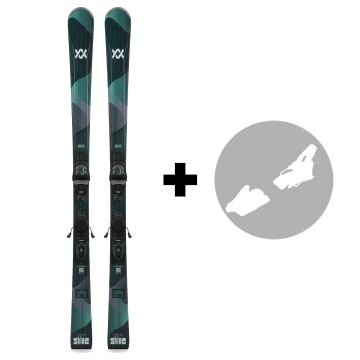 VOLKL&nbsp;Shine 76 2026 + fixations Marker&nbsp;Vmotion 10 femme