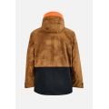 WATTS X-TEMPER veste de ski unisexe 20k Acid Wash Brown
