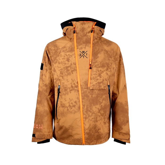 WATTS VENOM veste de ski pour homme 20k Acid Wash Brown WATTS VENOM veste de ski pour homme 20k Acid Wash Brown
