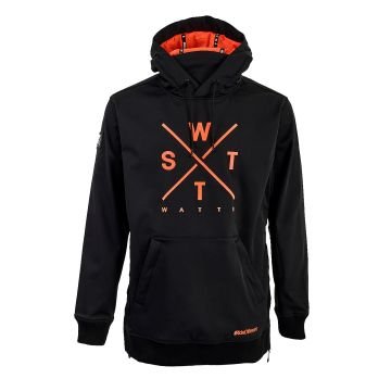 WATTS Ortbital veste soft shell 10K/10K unisexe Black/Fluo Orange