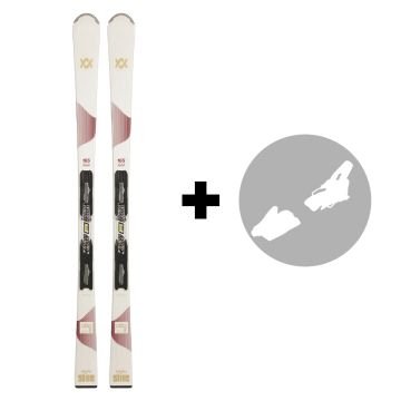 Volkl Shine 72 2026 white + FDT TP 10 80mm Skis et fixations pour femme