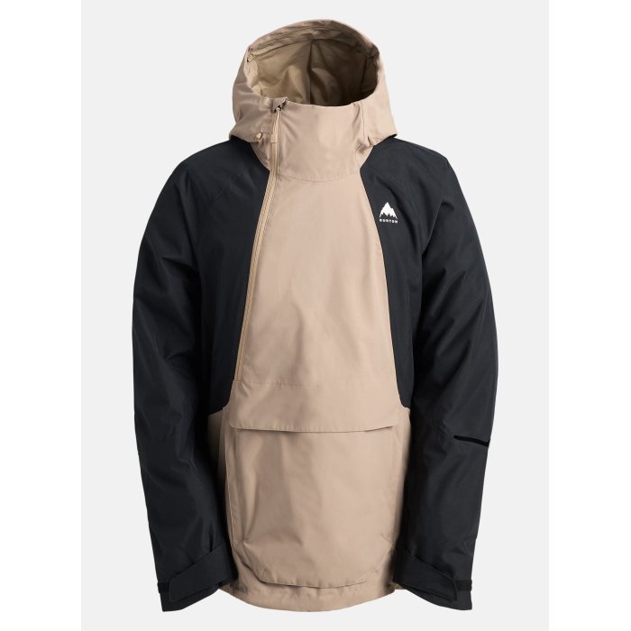 Burton Reserve 2L Relaxed Anorak Veste technique de ski / snowboard pour homme Burton Reserve 2L Relaxed Anorak Veste technique de ski / snowboard pour homme