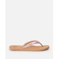 RIP CURL Freedom Bloom Open Toe tongs femme RIP CURL Freedom Bloom Open Toe tongs femme