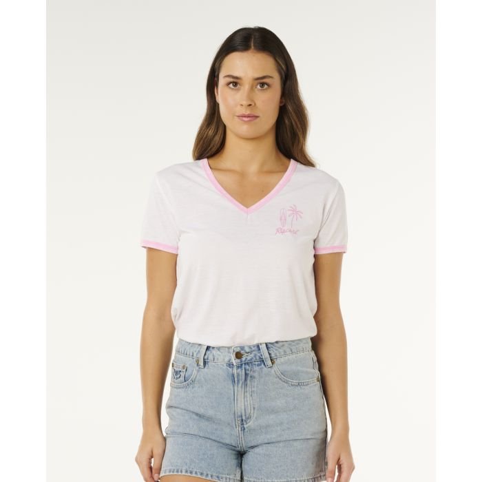 RIP CURL Hotel Malibu tshirt manches courtes femme
