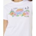 RIP CURL Sun Rays Cropped Tee tshirt manches courtes femme RIP CURL Sun Rays Cropped Tee tshirt manches courtes femme