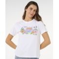 RIP CURL Sun Rays Cropped Tee tshirt manches courtes femme RIP CURL Sun Rays Cropped Tee tshirt manches courtes femme