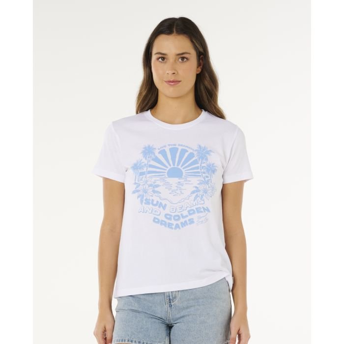 RIP CURL Sun Beams Standard Tee tshirt manches courtes femme RIP CURL Sun Beams Standard Tee tshirt manches courtes femme
