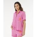 RIP CURL Hotel&nbsp;Malibu&nbsp;Embroid&nbsp;Shirt chemise manches courtes femme