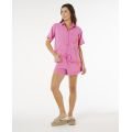 RIP CURL Hotel Malibu Embroid Shirt chemise manches courtes femme RIP CURL Hotel Malibu Embroid Shirt chemise manches courtes femme