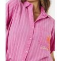 RIP CURL Hotel Malibu Embroid Shirt chemise manches courtes femme RIP CURL Hotel Malibu Embroid Shirt chemise manches courtes femme