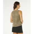 RIP CURL Animal Instincts Tie Front Top femme