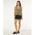 RIP CURL Animal Instincts Tie Front Top femme