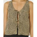 RIP CURL Animal Instincts Tie Front Top femme