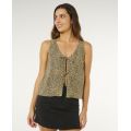 RIP CURL Animal Instincts Tie Front Top femme