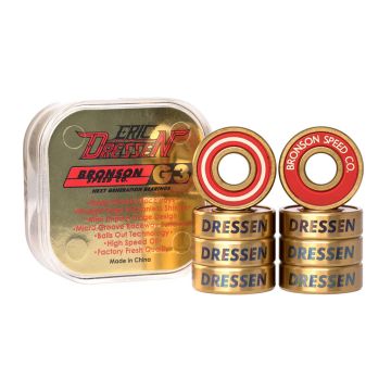 Bronson G3 Eric Dressen roulements de skateboard (jeu de 8)