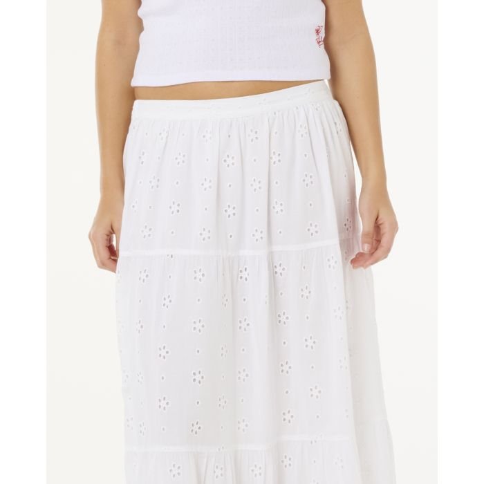 RIP CURL Oasis Broderie Maxi Skirt robe femme RIP CURL Oasis Broderie Maxi Skirt robe femme