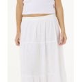 RIP CURL&nbsp;Oasis Broderie Maxi Skirt&nbsp;robe femme&nbsp;