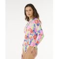 RIP CURL Party Wave UPF Surf Suit shorty néoprène manches longues femme RIP CURL Party Wave UPF Surf Suit shorty néoprène manches longues femme