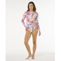 RIP CURL Party Wave UPF Surf Suit shorty néoprène manches longues femme RIP CURL Party Wave UPF Surf Suit shorty néoprène manches longues femme