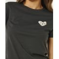 RIP CURL RC Heart Logos Tee tshirt manches courtes femme RIP CURL RC Heart Logos Tee tshirt manches courtes femme