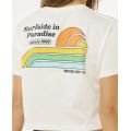 RIP CURL Surf Side Cropped Tee tshirt manches courtes femme RIP CURL Surf Side Cropped Tee tshirt manches courtes femme