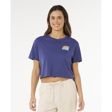 RIP CURL Surf Side&nbsp;Cropped&nbsp;Tee tshirt manches courtes femme