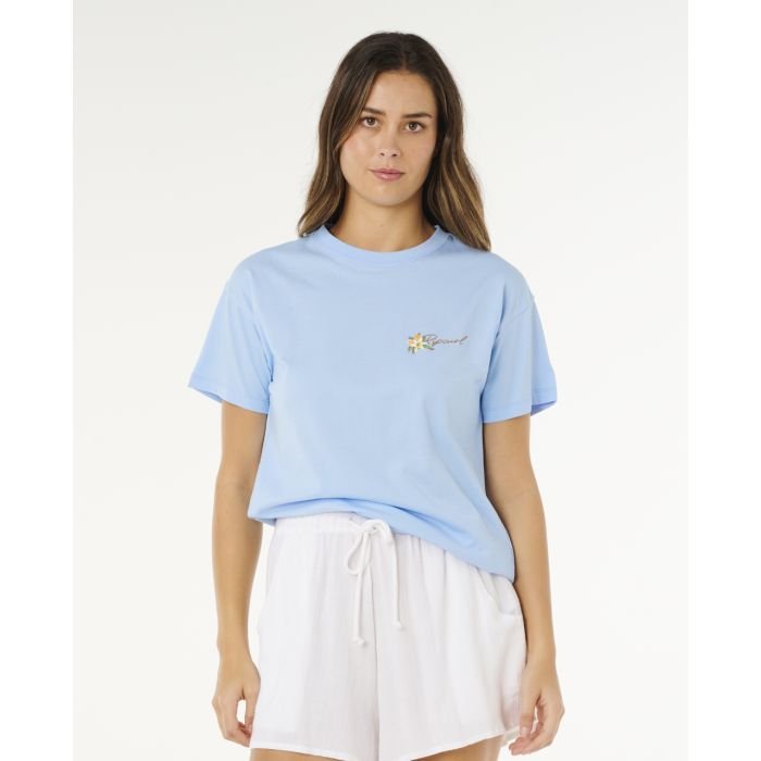 RIP CURL Poolside Relaxed Tee tshirt manches courtes femme RIP CURL Poolside Relaxed Tee tshirt manches courtes femme