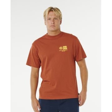 RIP CURL&nbsp;Pacific&nbsp;Rinse&nbsp;Glass Off Tee tshirt manches courtes homme