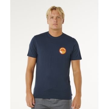 RIP CURL&nbsp;Pacific&nbsp;Rinse&nbsp;Stacked&nbsp;Tee tshirt manches courtes homme