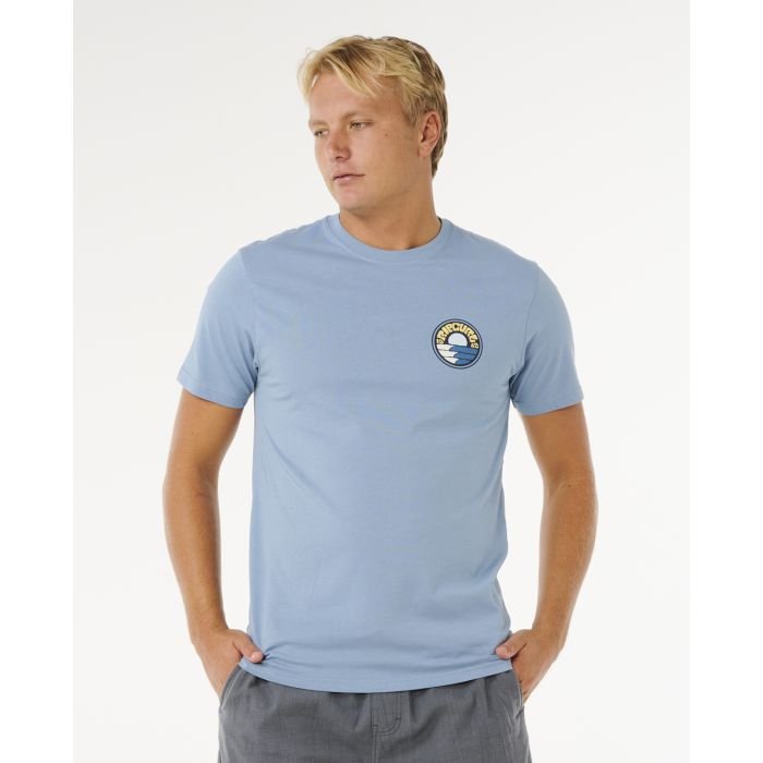 RIP CURL Pacific Rinse Stacked Tee tshirt manches courtes homme RIP CURL Pacific Rinse Stacked Tee tshirt manches courtes homme