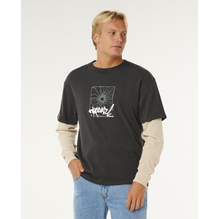 RIP CURL Inner Visions Smashed Tee tshirt manches longues homme RIP CURL Inner Visions Smashed Tee tshirt manches longues homme