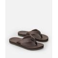 RIP CURL Surf Revival Leather&nbsp;Open Toe&nbsp;tongs homme