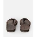 RIP CURL Surf Revival Leather Open Toe tongs homme RIP CURL Surf Revival Leather Open Toe tongs homme
