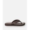 RIP CURL Surf Revival Leather Open Toe tongs homme RIP CURL Surf Revival Leather Open Toe tongs homme