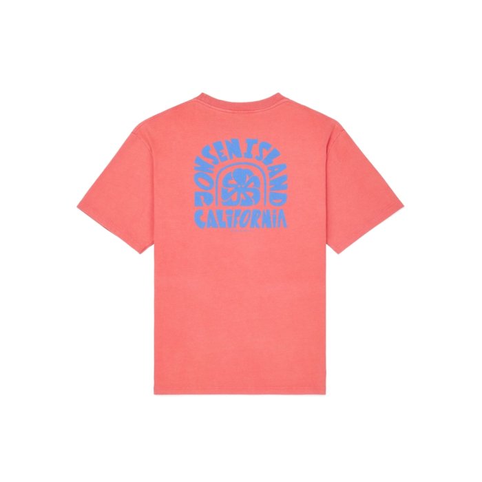 JONSEN ISLAND Confort Fat Letters Red T-shirt à manches courtes unisexe