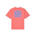 JONSEN ISLAND Confort Fat Letters Red T-shirt à manches courtes unisexe