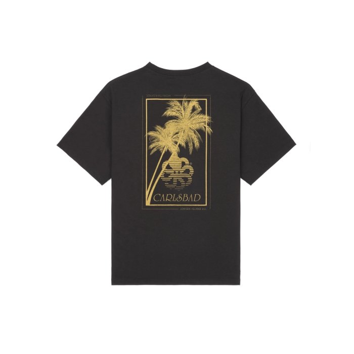 JONSEN ISLAND Confort Carlsbad Black T-shirt à manches courtes unisexe